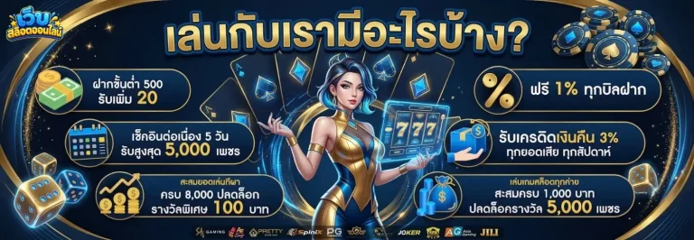 สล็อต ฝากไม่มีขั้นต่ำ